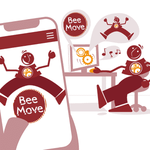 L'univers graphique de Bee-move