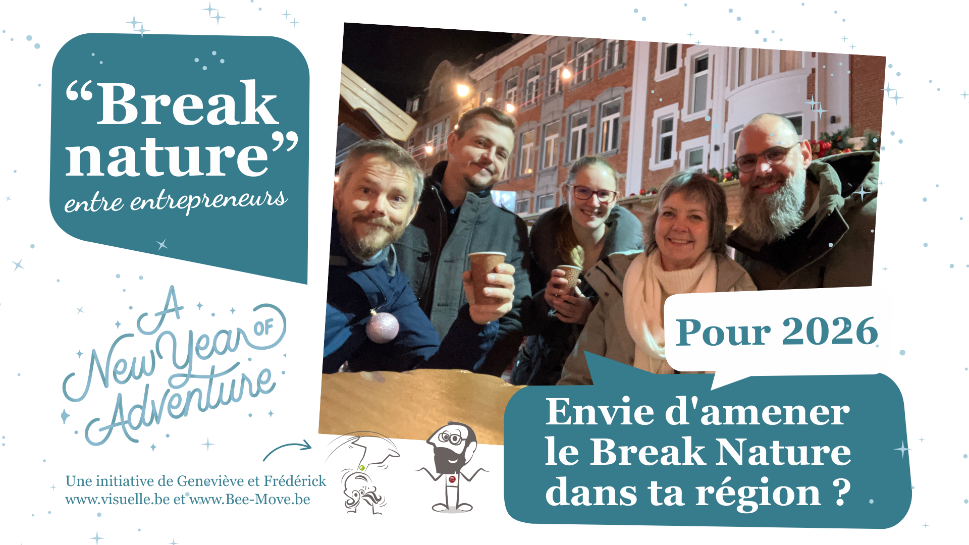 Anime le prochain Break nature | 2h de balade entre entrepreneurs